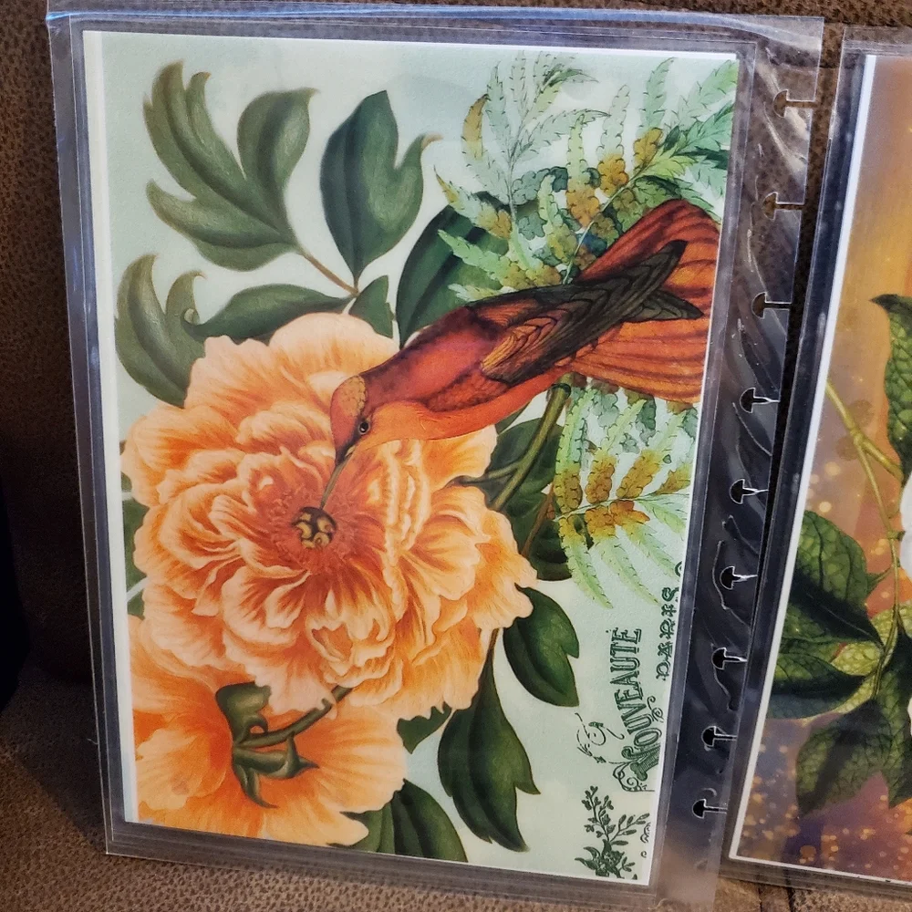 Homemade cover for your Classic size Disc Bound Planner gardening